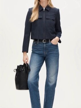 J. Crew Nipped Straight High Rise Semi Stretch 26